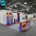 10*10ft Fast Setup Aluminum Frame Printed Fabric Cover Expo Display Exhibition Booth Stand OEM Brand Model CS-Booth-108