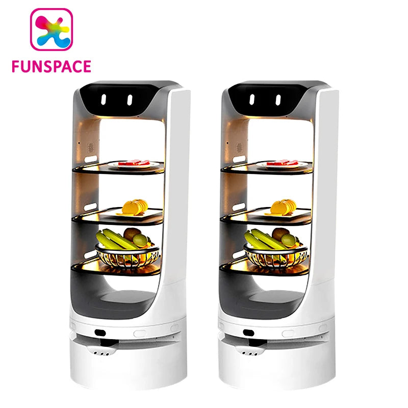 Factory Sale Intelligent Humanization Restaurant Robot Autonomous Food Delivery New Robots Delivery Serve Equipment