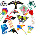 Hot Sale Easy Flying Kite for Kids Outdoor Toys 190T Polyester Fabric PE Handle 30m Line Delta Eagle Design Direct Wholesale
