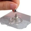 Stainless Steel Wall Hooks PVC Closet Cabinet Shelf Pegs Strong Poster Screw Stickers Adhesive Nails Hooks for Kitchen Bathroom