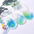B-5564 DIY Irregular Wave Lace Pendant Silicone Mold Making Manual Epoxy Resin Crystal Glue Earrings Mould Tools Material