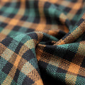 Wholesale Customization Wool Polyester Rayon Spandex Yarn Dyed Check Fabric for Coat or Suits