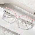 Jiuling Eyewear Anti Blue Ray Uv400 Lens Glasses Insert Cp Core Legs High End Tr90 Frame Large square Eyeglasses Frames 2022