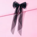 Genya 2024 Latest Fashion Net Yarn Pearl Streamer Hairpin Short Bridal Veil Clip Wedding Dress Accessories
