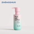 Custom Luxury 200ml Plastic PET Shampoo and Conditioner Bottles Empty Body Lotion Bottle Durable Shower Gel Packaging with Pump