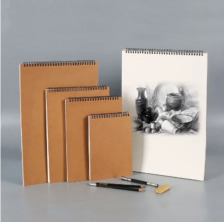 1PCS Marker Pad Sketchbook Drawing Notebook Adults Student Spiral Notebooks 4/8/16K Stationery Supplies Sketch Paper Art Notepad