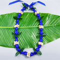 Artificial Acrylic Hawaiian Kukui Nut Lei Necklace Made Graduation Kukui Nut Cowrie Sea Shell Beads Necklace