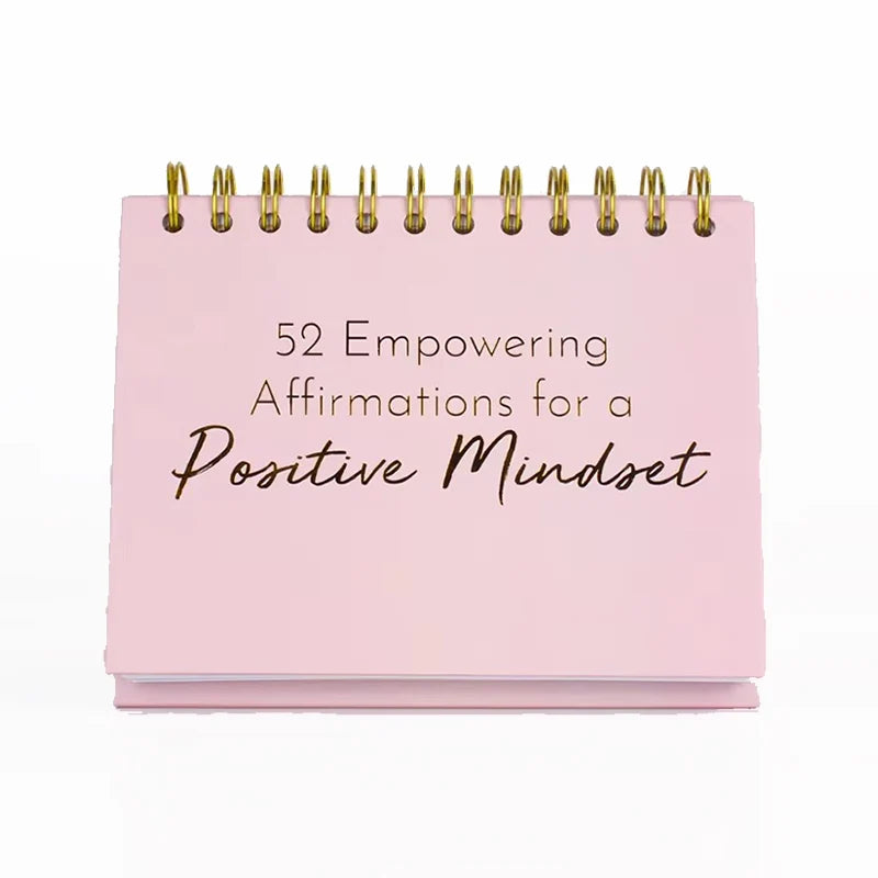Customizable 2025 Year Monthly Weekly Positive Affirmation Desk Calendar Planner for Business Gift Set