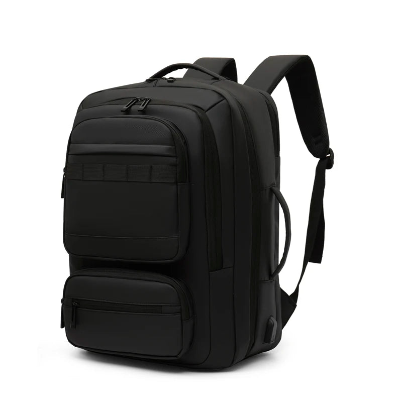 Outdoor Waterproof Business Customized Durable Lightweight Oxford Polyester Zipper Computer Custom Logo Daily Laptop Backpack