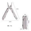 Industrial OEM Multi-Tool Pliers Camping Spring-Action Lockable Blades Bottle Opener Screwdriver Saw Scissors Stainless Steel