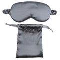 Satin Silky Eye Mask Set Night Sleeping Travel Nap Eye Cover with Travel Pouch