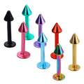 Hot Sell 316L Surgical Stainless Steel  Lip Piercing Jewelry Spike Cone Labret Lip Stud