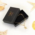 18K Gold Plated Stainless Steel Anklet Women's Foot Jewelry with Rudder Anchor Starfish Shell Accessories