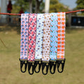 Custom Logo Printed Hand Wrist Wristlet Lanyard Short Strap Key Chain Keychain Lanyard Short With Eagle Mouth Buckle