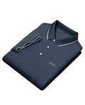 Men's Solid Embroidered Short Sleeve T-Shirt Anti-Pilling Blank Design Casual Polyester/Cotton 200g