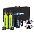 1L Two Diving Oxygen Cylinders Fire Backup Air Source Portable Oxygen Tank Under Water Sport Small Scuba Diving Oxygen Cylinder