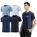 Wholesale Custom Men's Fitness Dry Gym Fit Plain T-Shirts Summer Active Wear With Printed Running Motif Knitted Fabric for Boys