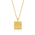 Best Selling Gold Plated S925 Sterling Silver Rectangle Devil Eye Pendant Necklace Sterling Silver Evil Eyes Necklace for Women