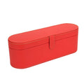 High-end Bed Travel Portable Custom Logo Eco-friendly PU Leather Hair Dryer Storage Box