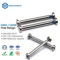 China Custom Made Metric Stainless Steel Hexagon Socket Pan Head Male Female Screws for Industrial Door Fasteners