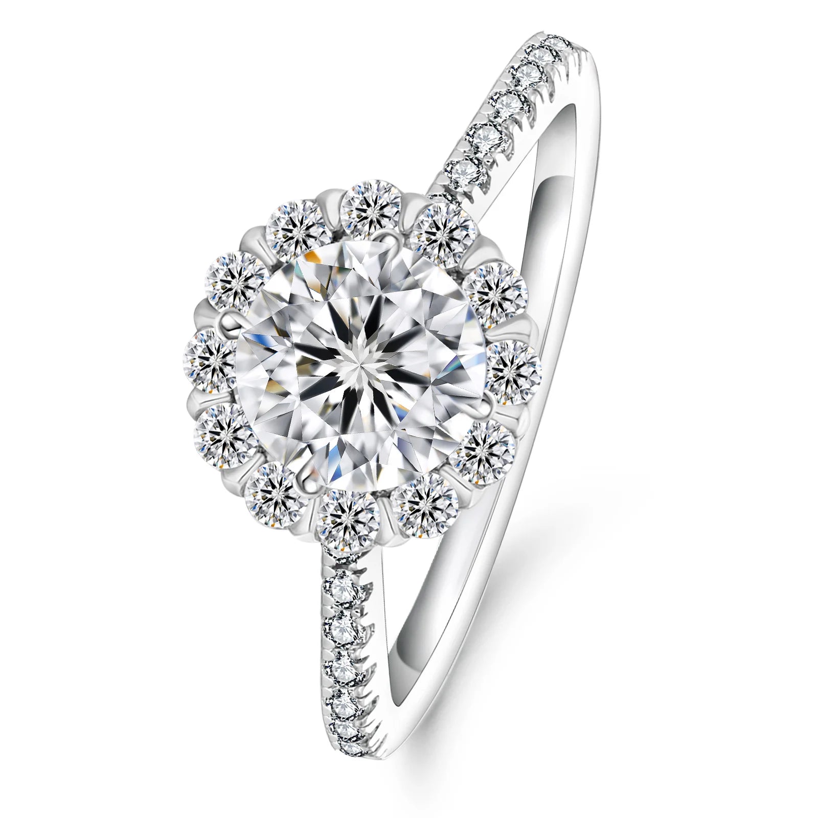 Elegant IGI Certified Lab-Grown Diamond Gold Engagement Ring 18K Real Gold Timeless Design Women Jewelry Wedding Promise Ring
