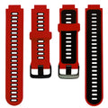 Factory Supply Double Color Silicone Watch Strap 735 Garmin Forerunner 630 620 235 230 Shockproof Watch Band