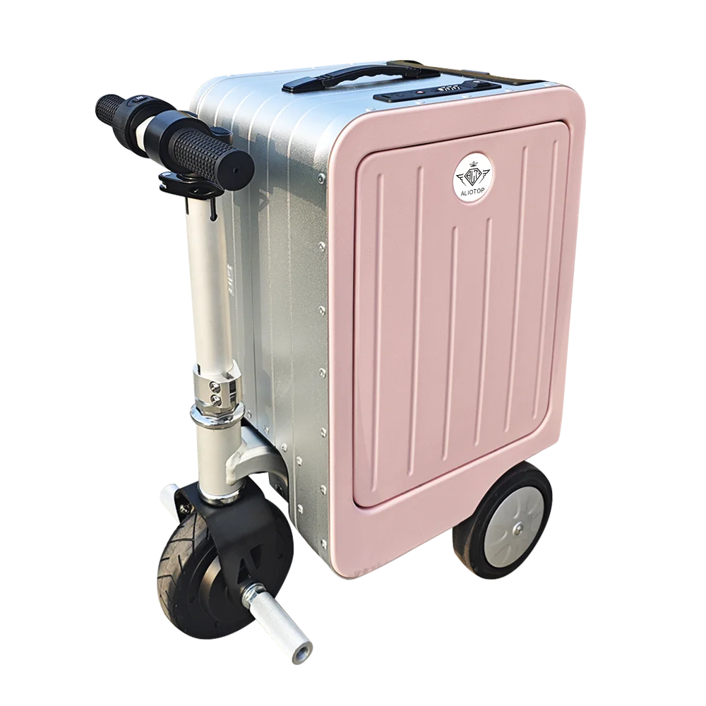 Alilotop SA3 Smart Carry-On Bike Suitcase Modern Style with Silent Wheels Durable Lightweight Featuring Aluminium Frame TSA Lock