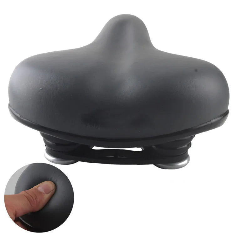 Unisex 3D Soft PU Leather Bicycle Seat Saddle Seat Cover Memory Foam Mountain Bike Cushion Cycling Electric Bike Gel Bike Seat