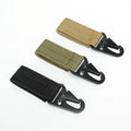Multi-functional Hawk Hook Hiking Buckle Outdoor Tactical Nylon Webbing Hanging Buckle Multi-purpose Belt Keychain
