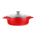 Red Maifan Stone Non Stick Hot Pot Mandarin Duck Pot Large Capacity for Restaurant and Home