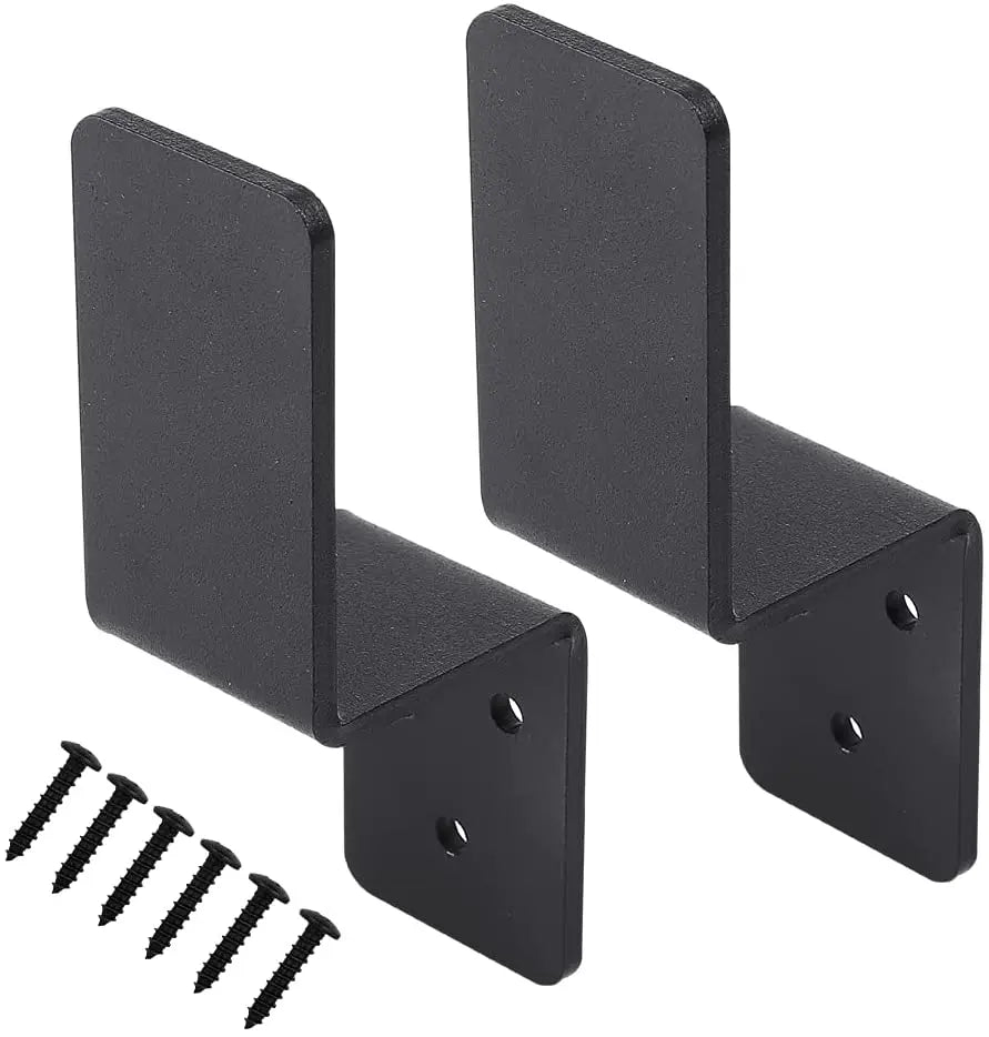 Heavy Duty Stainless Steel & Carbon Steel Zinc Plated Drop Open Brace Z-Shape Black Security Door Lock Brackets