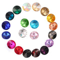Wholesale High Quality Point Back Regular Rilvoli Stone Glass Rhinestone for Nail Art