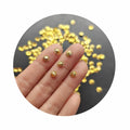 Gold Sun Face 3D Nail Art Charms - 100Pcs/Lot 7MM Tiny Gold Sun Cabochons Nail Art Accessories for DIY Crafts Manicure Decor
