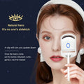 Free-Sample Usb Rechargeable Temperature Control Long-Lasting Mini Eyelash Curler Heated Safe White Design Eye Lash Curler