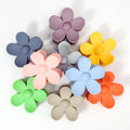 B.PHNE Wholesale Catch Barrettes Jaw Clamps Hair Accessories Matte Flower Hair Clips Claw for Hair Accessories Women