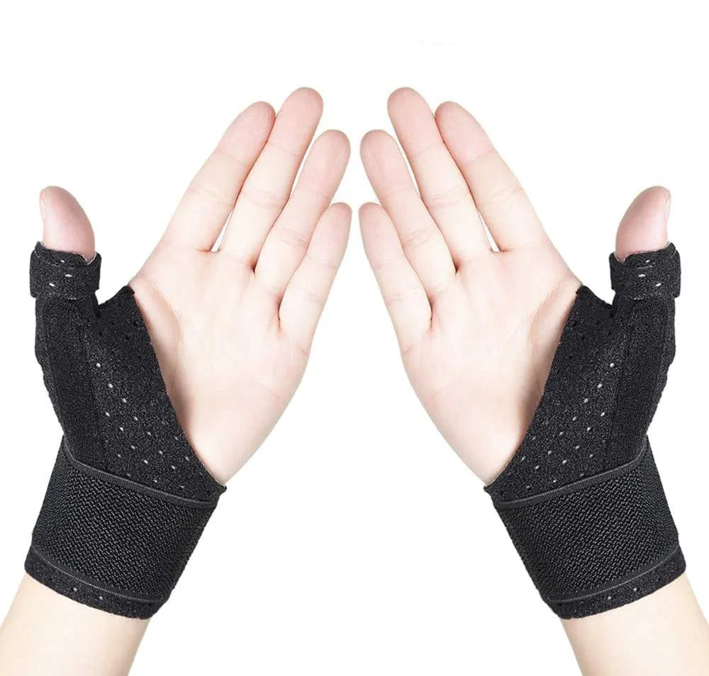 Finger Fracture Joint Protection Exercises Working Keyboard Hand Out Fitness Steel Plate Thumb Stabilizer Splint Wrist Support