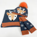 Led Flashing Light Party Christmas Hat Scarf and Gloves Light up Christmas Beanie Hat