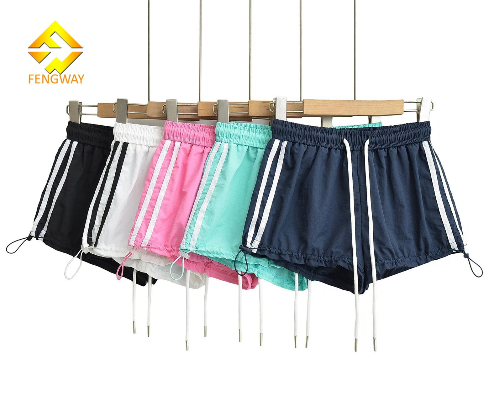 2026 Summer Shorts  Fashion Solid Color Sport Woman Shorts