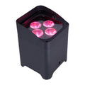 Led Stage Lights Wireless Battery Powered Beam Lights 4x18W RGBWA+UV 6in1 Moving Head Light DMX512 Waterproof 25 Beam Angle