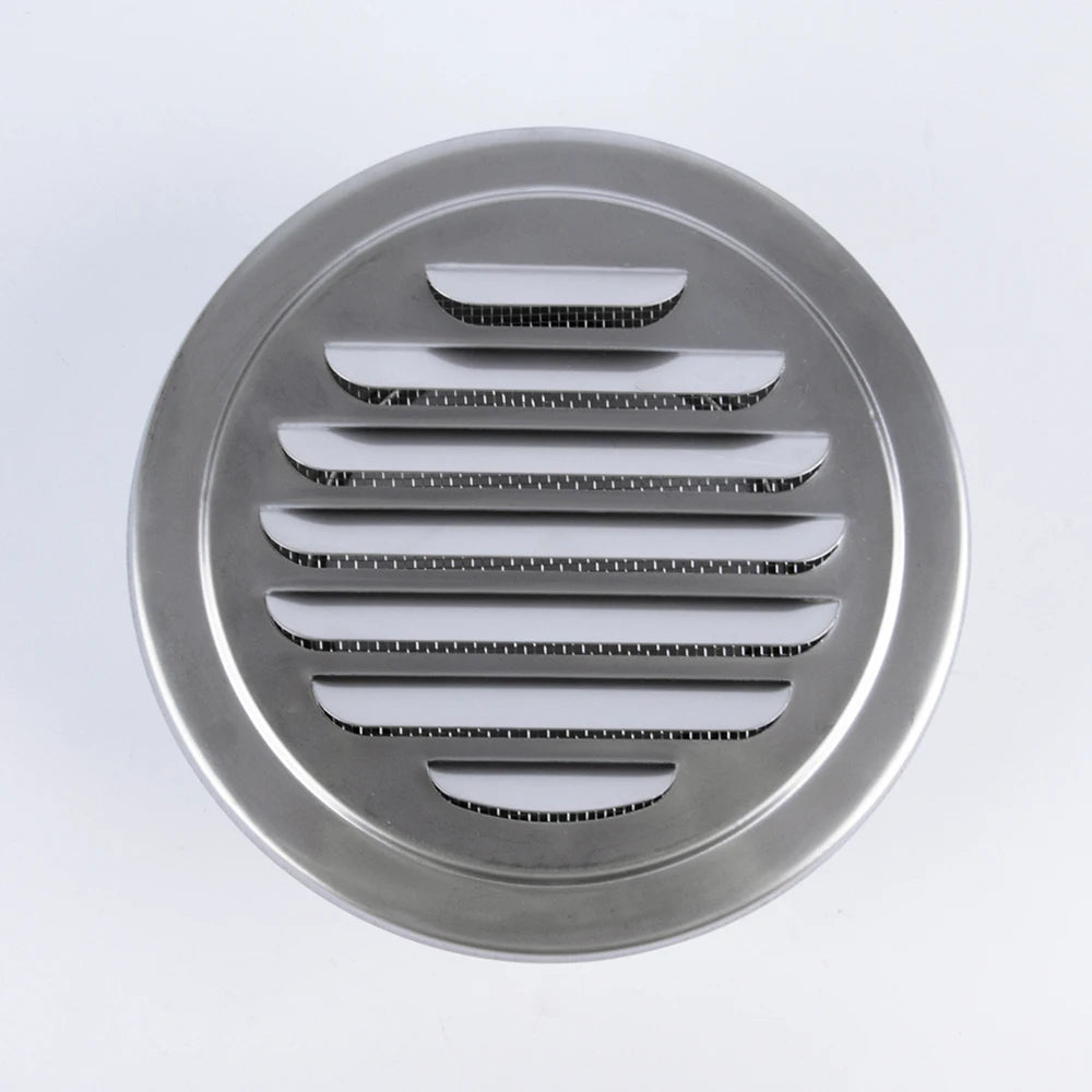 Stainless Steel Round Louver Wall Air Vent Grille Cover for Wall Ventilation air Vent