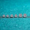 Trendy Fancy 925 Sterling Silver Diamond Earring Stud Real 925 for Engagement Wedding Anniversary Party Gift with Zircon Stone