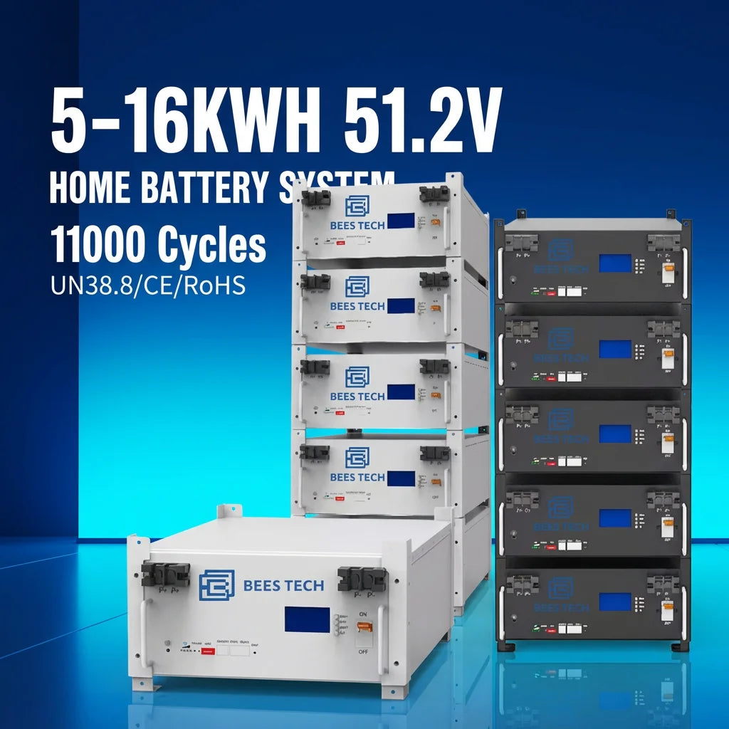 48v 51.2v Battery Lithium Stackable LiFePO4 16kwh 10kwh 15kwh 20kwh 200ah 300ah 314ah Home Energy Storage Lipo Battery Pack