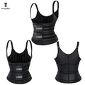 Removable Strap Latex Rubber Corset Tank Top High Compression Shirts for Women Slim Body Shaper Vest for Weight Loss