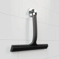 Soft Silicone Shower Squeegee with Stainless Steel and Silica Gel Handle Household Cleaning Scraper for Bathroom Tiles