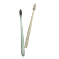 Eco Friendly Biodegradable Bamboo Charcoal Soft Bristles Wheat Straw Toothbrush