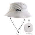 Wholesale Custom Logo Outdoor Summer 100%Polyester Waterproof Packable Bucket Hat Summer Beach Hat Outdoor Cap for Women Men