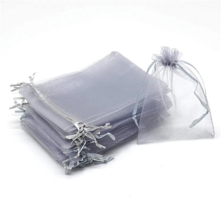 Drawstring Organza Bags Jewelry Packaging Bags Candy Wedding Birthday Bags Gifts Pouches Sweets Pouches