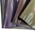 Eco-Friendly Light Brown Croc Embossed PU Leather Metallic Holographic Waterproof Furniture Decorative Faux Leather Fabric for