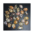 Hand Made Sterling Silver Fashion Healing Stones Crystal Jewelry  Natural Garden Quartz  Charm Pendant