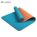 Yewayoga 2026 New TPE Yoga Mat Widens 80cm (183x80cm) Eco-Friendly Pilate Non-Slip 6mm/8mm Thickness Customized Color & Logo